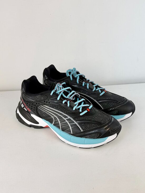 Men\'s 10.5 - Puma Luxe Sport Velophasis Shoes Black  - 390537-01